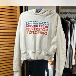The North Face Hoodie Cream Color Small